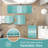 4 Piece Soft Absorbent Microfiber Bath Rug Set with Non-Slip Backing-1016844563