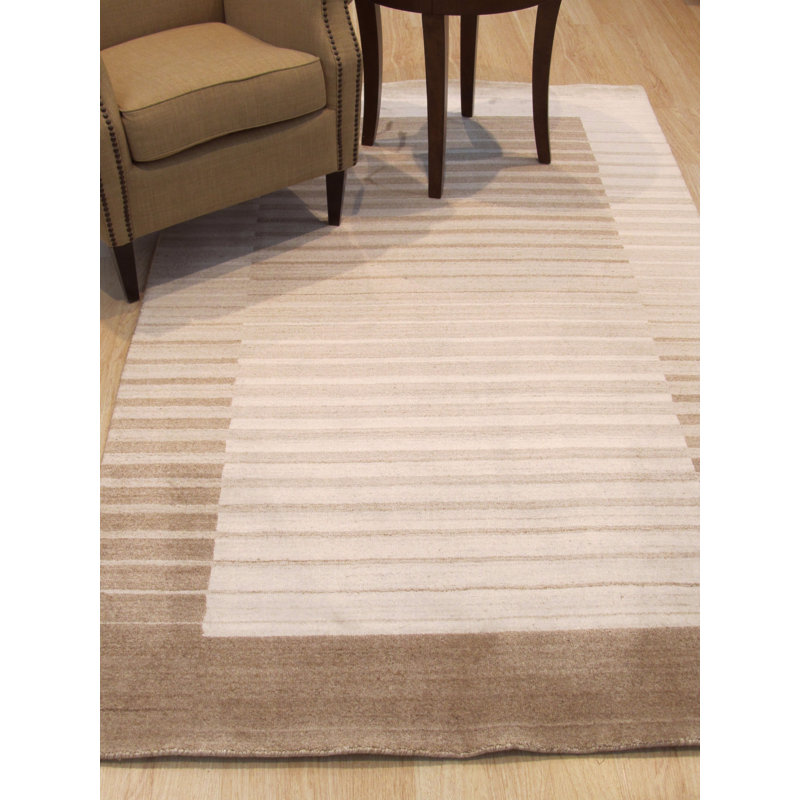 Tapis brun en laine et viscose Kelbark, Rectangulaire : 12 pi x 15 pi