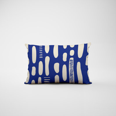 Polyester / Mélange de polyester Housse de coussin rectangulaire intérieure / extérieure lombaire et insert