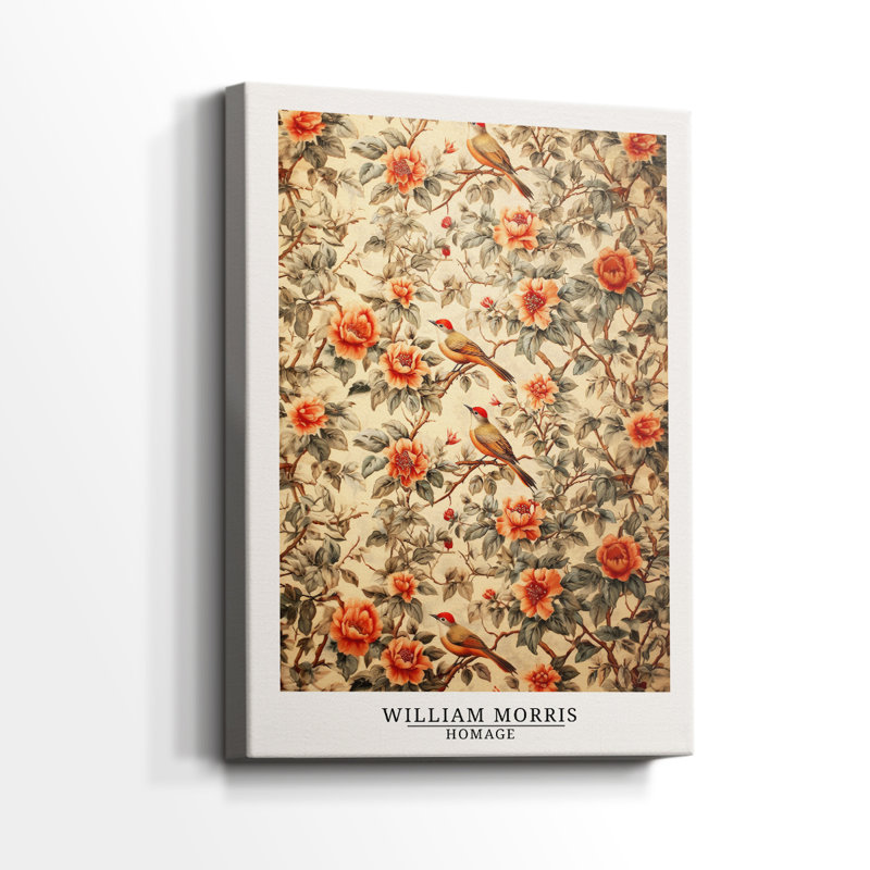 Wm Morris Series CLXIX - Cavas enveloppés de galerie, H 12 po x l 18 po