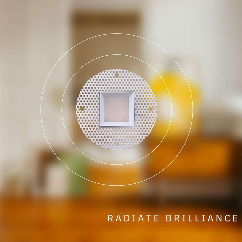 Perlglow 3" Trimless Square White 10W ‎750 Lumens 5CCT Slim Light