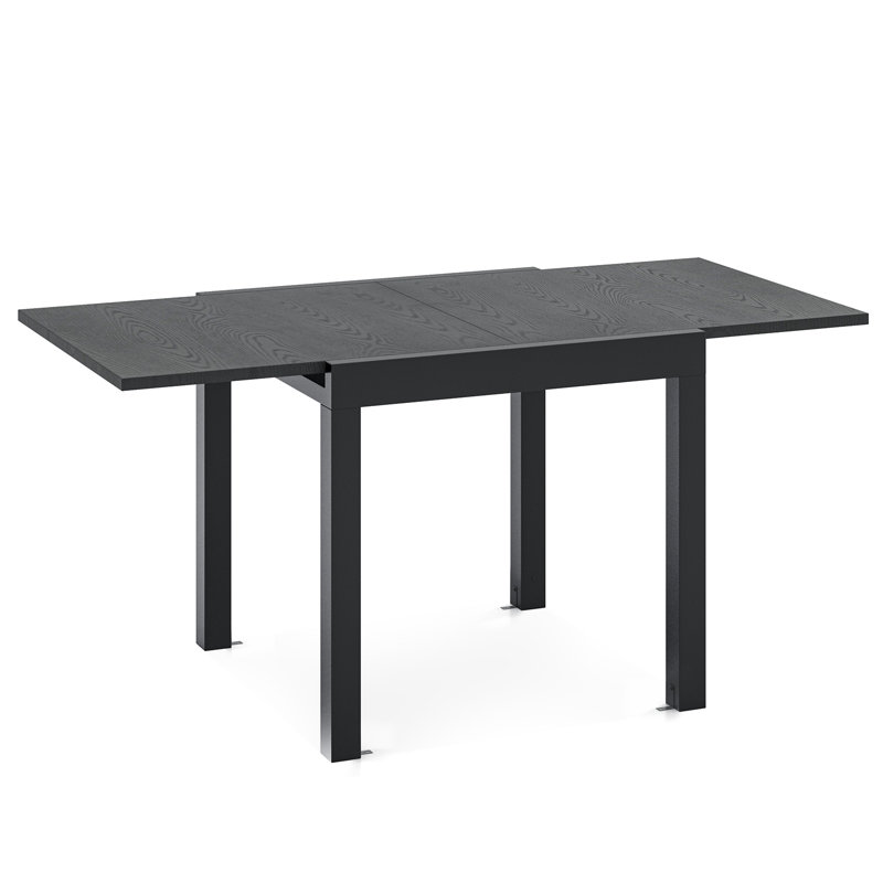 Patio Expandable Dining Table  31.5”-63” Adjustable Rectangular All Weather Aluminum Outdoor Dining Table For 4-6 Person