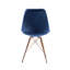 Chaise d'appoint rembourrée en velours Lougenia-1723725723