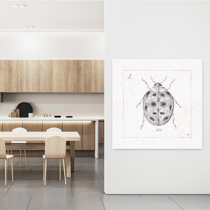 Art contemporain Coccinelle contemporaine, H 48 po x l 48 po