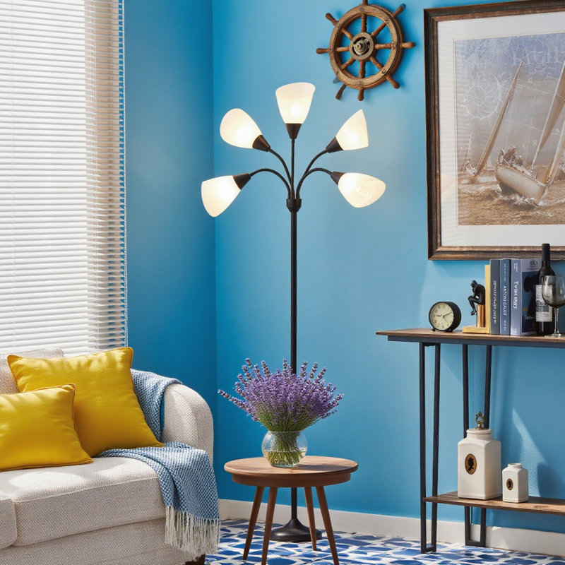  HonoDing 68'' Tree Floor Lamp ,Black Floor Lamp ,No Bulb