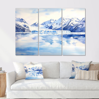 Glacial Grandeur Painting In Alaska I - Alaska Wall Décor Set