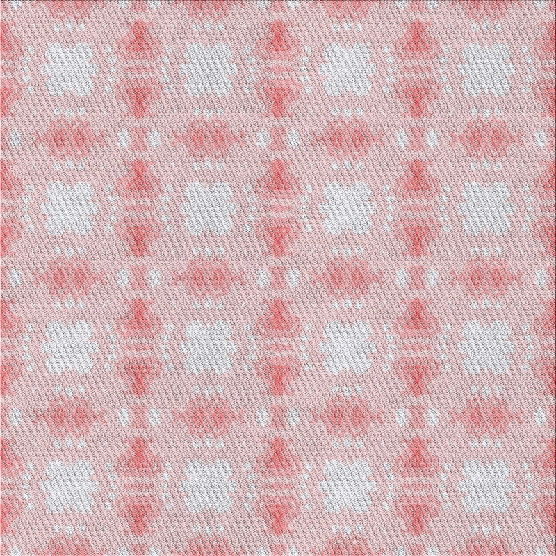 Tapis de zone rouge à motifs, Carré 6 pi