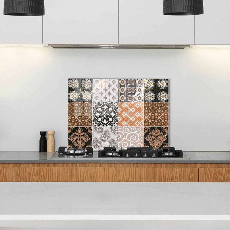 Élégante peinture décorative en verre trempé de 19,7 po x 27,6 po | 100% verre trempé, épaisseur: 0,16 pouce | Parfait pour la décoration intérieure, le salon et le bureau | Superbe œuvre d'art avec une esthétique moderne