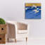 «Seagulls with Gold Sky 3» par Shirley Novak, art mural sur toile-1177651340