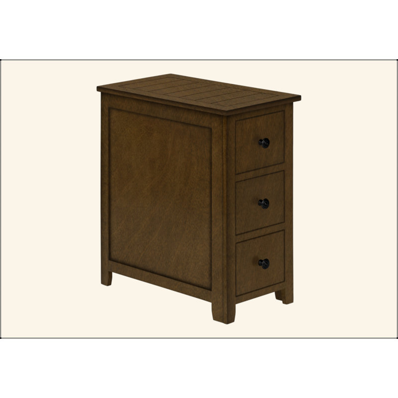 Table de chevet polyvalente avec rangement et fonctionnalité, idéale pour la chambre à coucher et le salon.