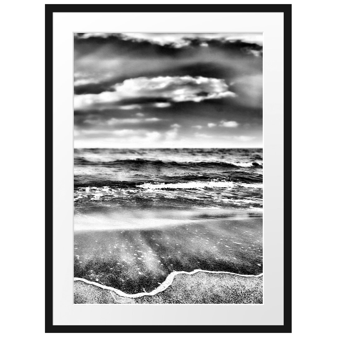 Gerahmtes Poster Sonnenschein Beach Strand Himmel