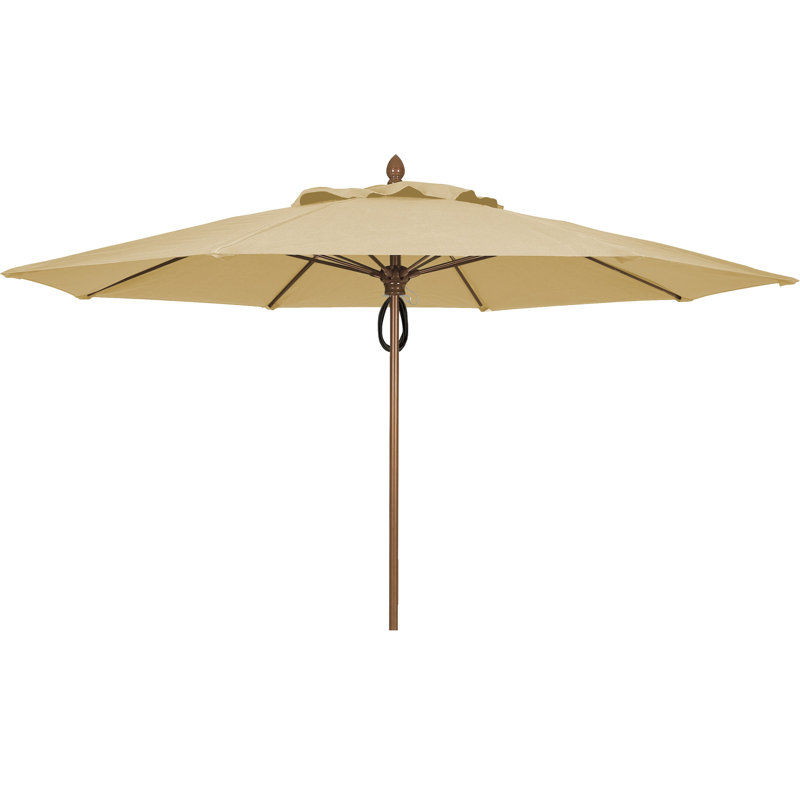 Parasol de marché 11 'Prestige, Bronze champagne, Lin lin