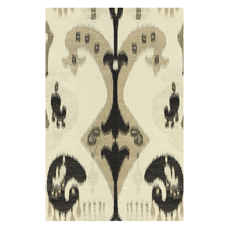 Travels Fabric, Beige/Black/Gray