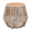 Table d'appoint en bois d'acacia, décor bord de mer moderne pour patio, jardin, balcon et intérieur-1520395204