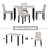 Orgel 4 - Person Four Leg Dining Set
