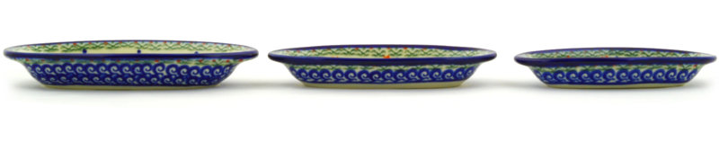 Spring Flowers Stoneware Divided Serving Dish