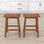 Tabouret de comptoir en bois massif de 23,6 po Otmar-93278013