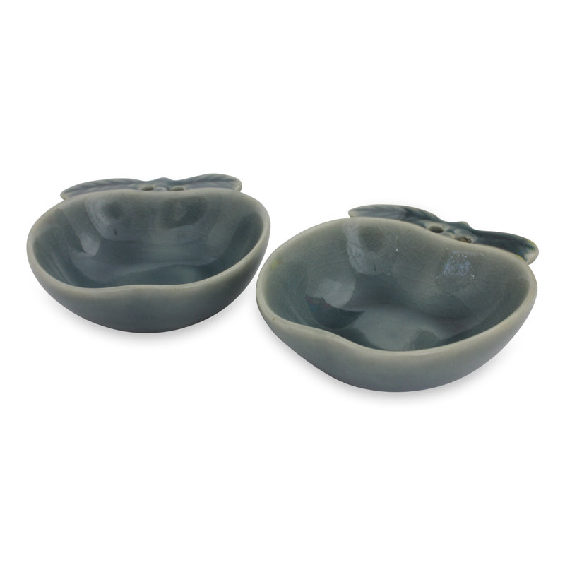 Gracie Oaks Conary Ceramic Condiment Server