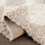 Tapis beige à motif géométrique contemporain Axlan Diiamond-227164494
