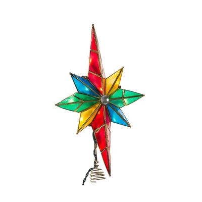 Kurt Adler 16.7-Inch UL 10-Light Bethlehem Star Treetop