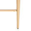 Elegant & Modern Sandoz 19'' W Nightstand –Oak Wood with Sleek Gold Metal Accents for Modern Bedroom-2039364845