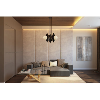 Luminaire suspendu 3 lumières Rhombus
