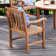 Eleana 4 - Person Teak Wood Patio Dining Set with Round Table
