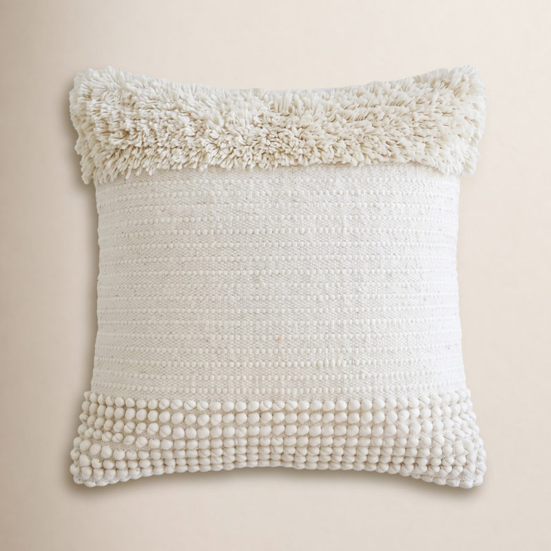 80% Cotton & 20% Wool Pillow Cover