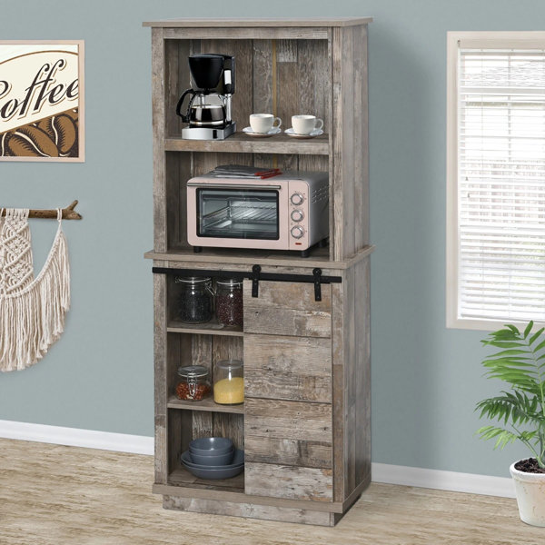 Gracie Oaks Deferiet 64.5'' Kitchen Pantry & Reviews | Wayfair