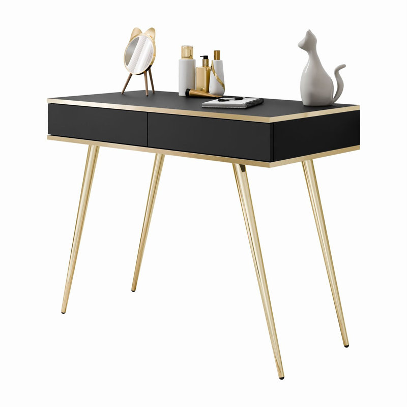 102cm Console Table, Black