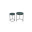Ensemble de 2 tables basses gigognes en marbre avec structure en métal-1225968824-1225968826