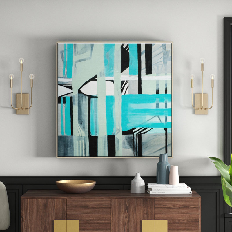 141715 by Amanda Morie - Painting on Canvas, 61cm H x 61cm W, Timber