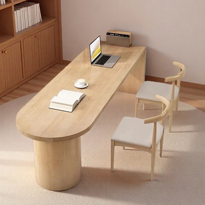 Bureau long et simple, H 29,53 po x l 86,61 po x P 35,43 po