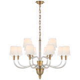 Thomas O'Brien Vivian Large Two-Tier Chandelier