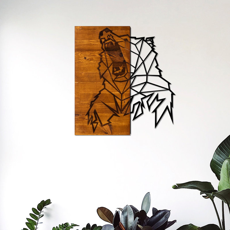 Animals Wall Decor on Solid Wood
