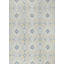Outdoor Modern Boho Light Grey Dark Teal Rug-87976753