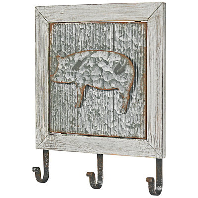Bellwether Solid Wood Wall 3 - Hook Wall Mounted Coat Rack