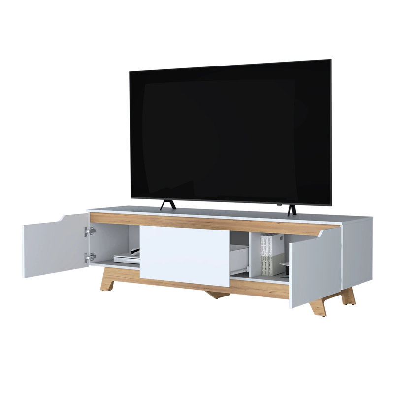 Meuble audio-vidéo avec 2 portes