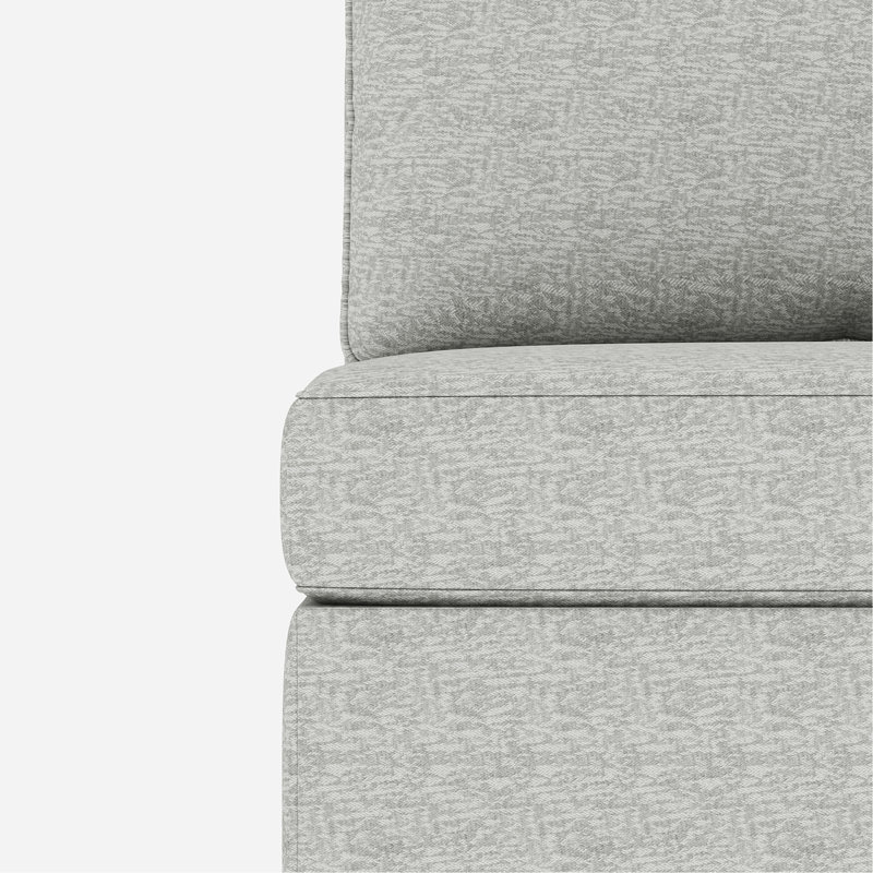 Canapé-lit modulaire avec rangement, chenille grise, 6, capacité de poids convertible jusqu'à 250 lb, Gris chenille