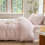 Ensemble de housse de couette rayé 100% coton délavé DONEUS-120141892-113054928