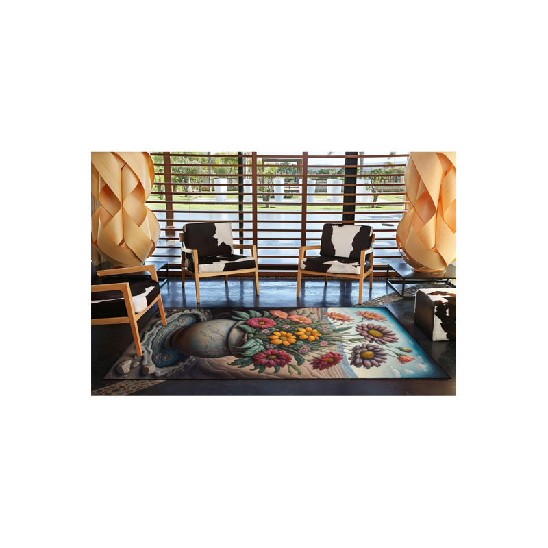 Tapis décoratif Modern, Sous-tapis rectangulaire 5 pi 1 po x 7 pi 7 po inc