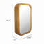 29.72*19.69 inches Functional Mirror with Cabinet, Wood Framed Bathroom Wall Cabinet with Mirror and Adjustable Shelves, Wall Mounted Storage