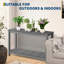 Rectangular Outdoor Side Table , 121.9cm cm W 40.1cm cm D-2026886823