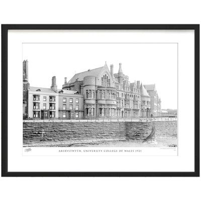 Aberystwyth, University College of Wales 1921 1 Piece Single Picture Frame Wall Art