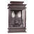 Laiton foncé; verre marin minable