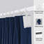 Aspire Homeware Hotel Style Polyester Room Darkening Pencil Pleat Curtain Pair for Luxury Bedroom Decor-569713982-569713983