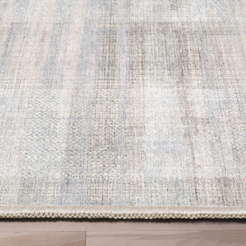 Tapis beige tissé à plat à motif rétro Nuzzo Parquet, Rectangle 5 pi 3 po x 7 pi 3 po