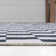 Mariquilla Modern Cottage Checkerboard Washable Dark Blue/White Rug