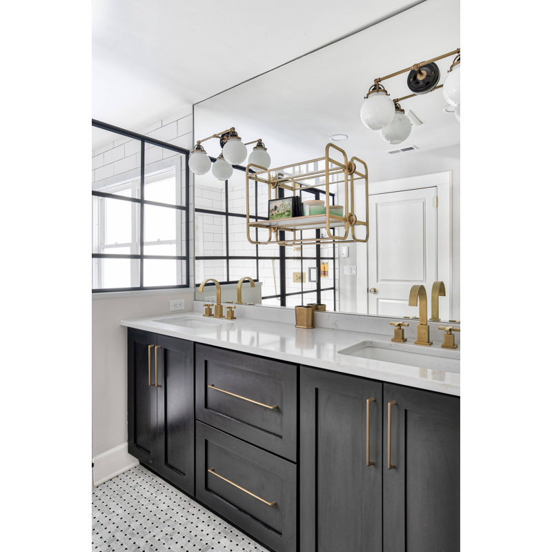 Champagne Bronze Modern Appliance Bar Pulls with Mounting Hardware
