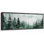 Paysage de forêt boisée, forêt brumeuse, aquarelle, paysage naturel-94945965-111176619
